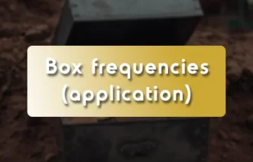 Box frequencies application